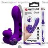 Vibrador para dedo con estimulador de clitoris 